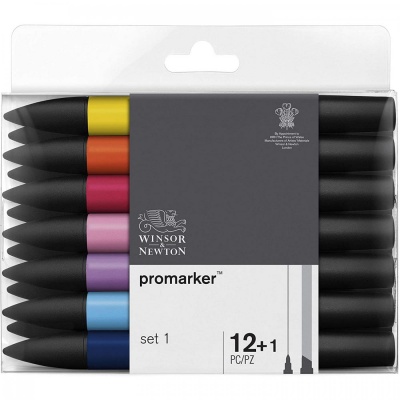 Winsor & Newton, Promarker sada 12 + 1 Set I
