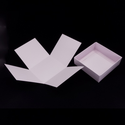 Základ pro exploding box, světle růžový, 10 x 10 cm