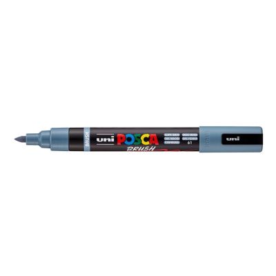 Popisovač UNI POSCA se štětcovým hrotem 1 - 4 mm, břidlicový