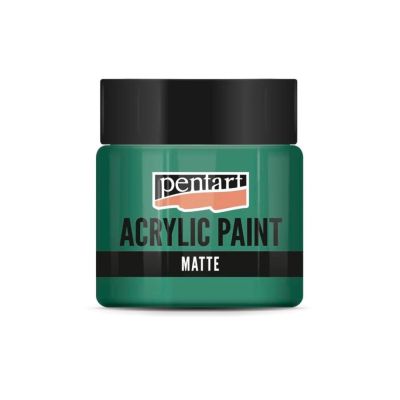 Akrylová barva matná 50 ml, tyrkysová