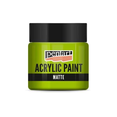 Akrylová barva matná 50 ml, jablečná zelená