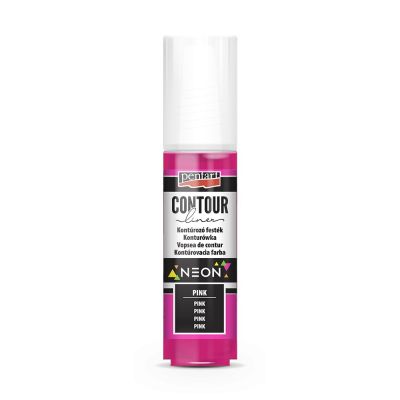 Univerzální konturovací barva 20 ml, neonová růžová