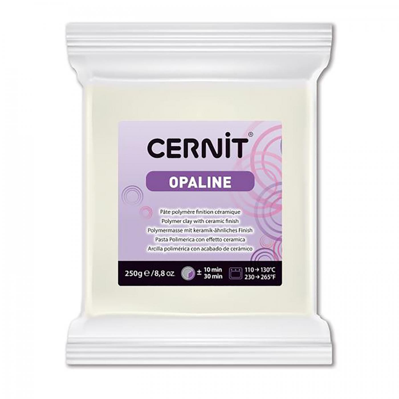 CERNIT Opaline 250g keramický vzhled, 010 bílá