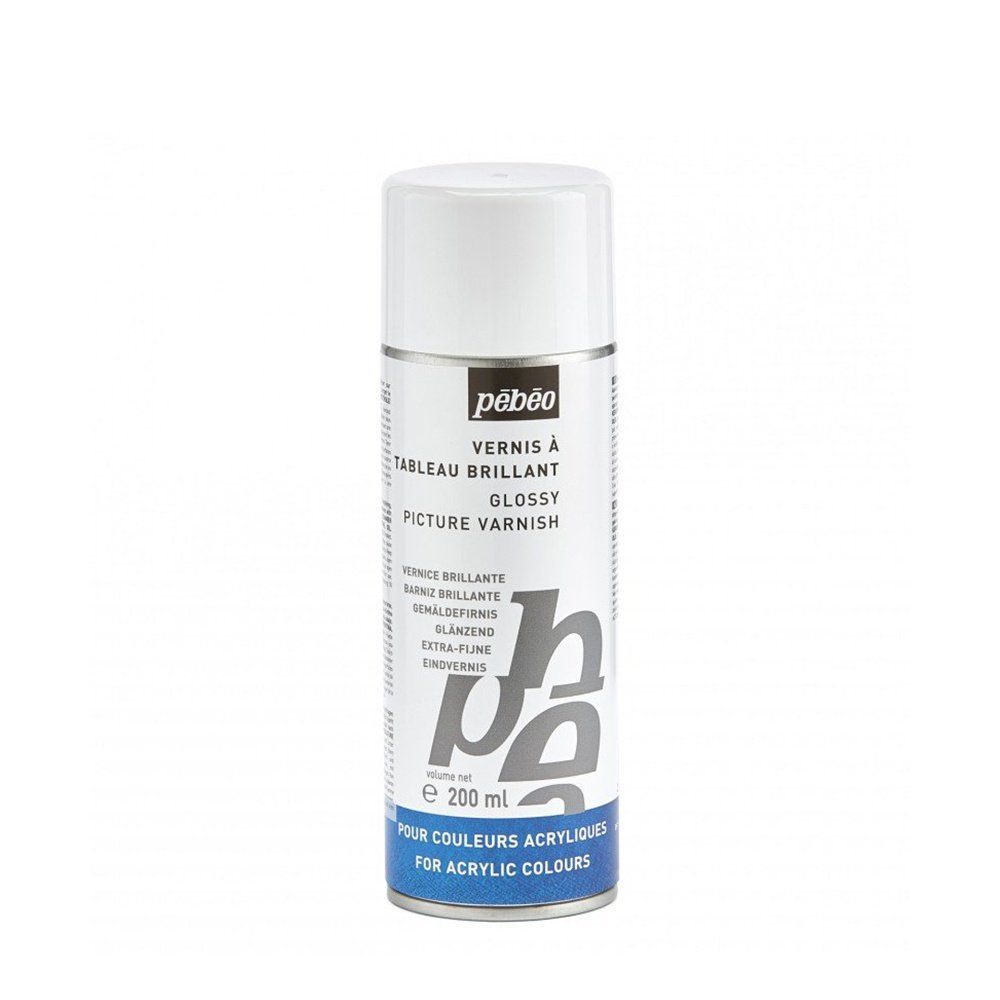 Lesklý lak na akrylové barvy, sprej, 200 ml