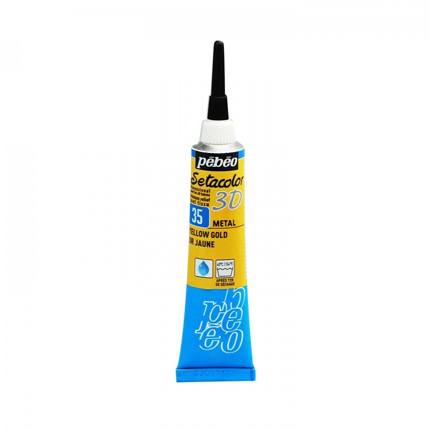 Setacolor 3D 20 ml, metal, 035 Yellow gold