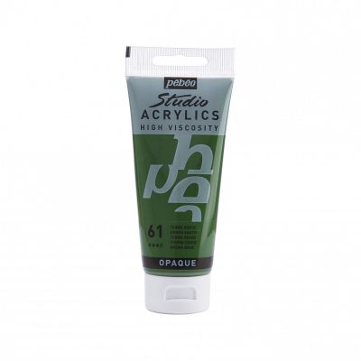 Studio Acrylics 100 ml, 61 Green earth