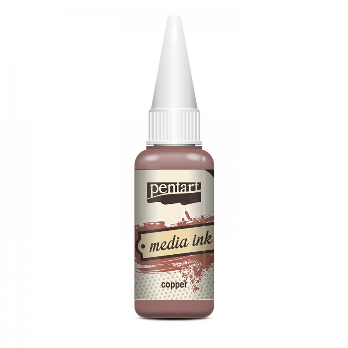Media Ink inkoust 20 ml, měděná