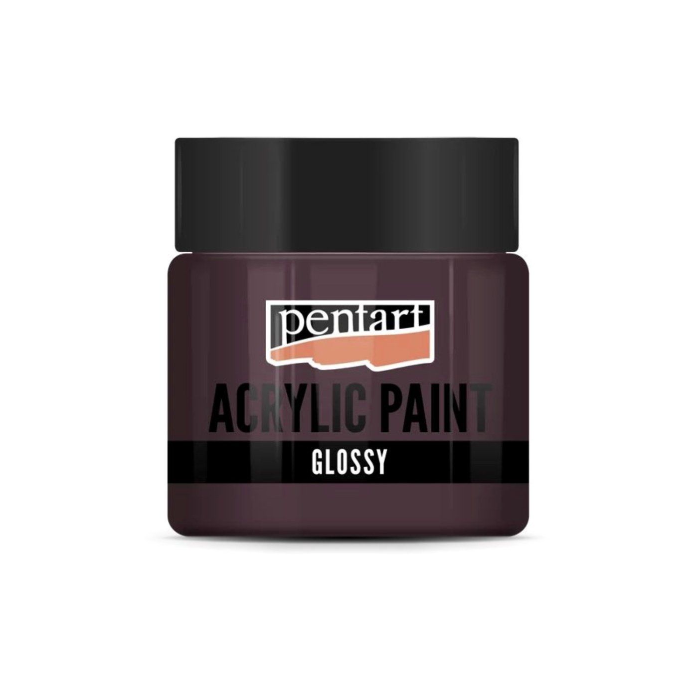 Akrylová barva lesklá 50 ml, baklažánová