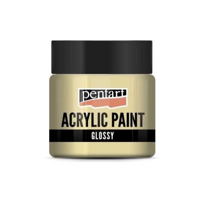 Akrylová barva lesklá 50 ml, mléčná káva