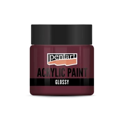 Akrylová barva lesklá 50 ml, bordó