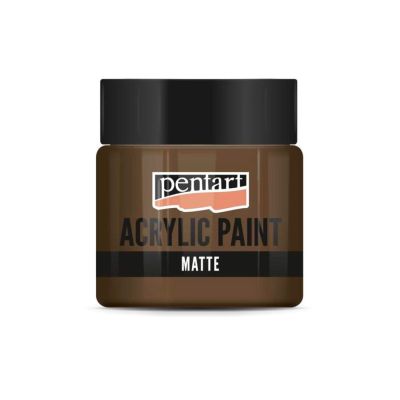 Akrylová barva matná 50 ml, světlá hnědá
