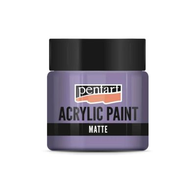 Akrylová barva matná 50 ml, světlá fialová