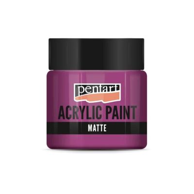 Akrylová barva matná 50 ml, starorůžová