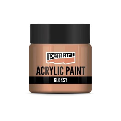 Akrylová barva lesklá 50 ml, lososová