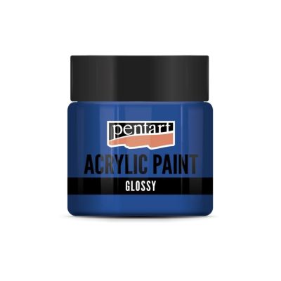 Akrylová barva lesklá 50 ml, modrá