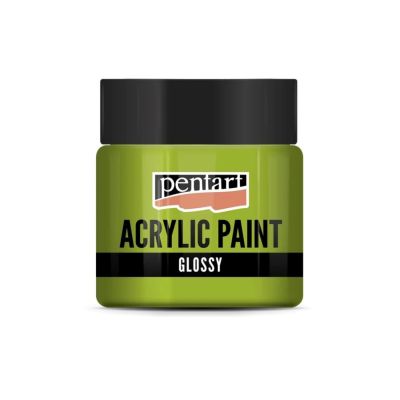 Akrylová barva lesklá 50 ml, jablečná zelená