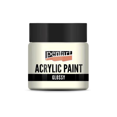 Akrylová barva lesklá 50 ml, slonovinová