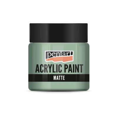 Akrylová barva matná 50 ml, country zelená