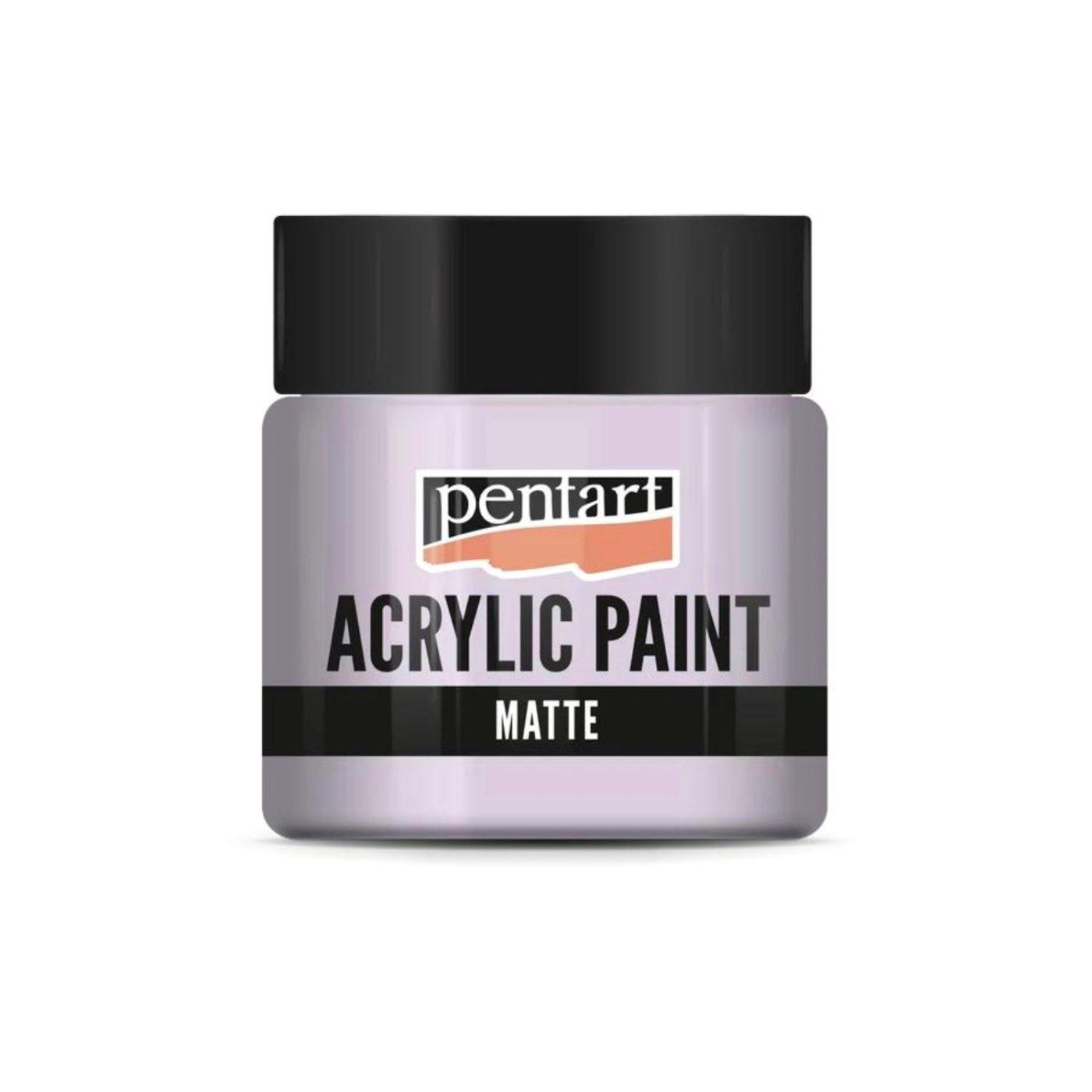 Akrylová barva matná 50 ml, pastelová fialová