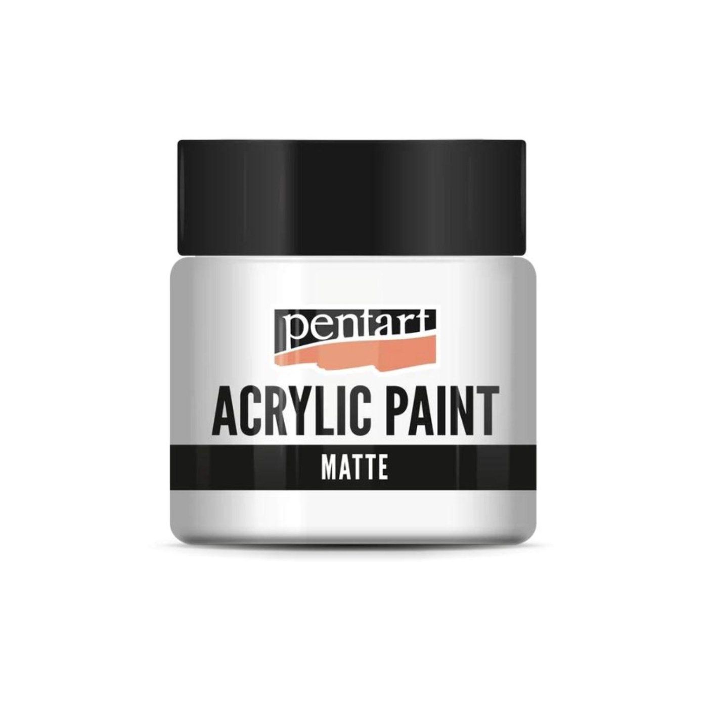Akrylová barva matná 50 ml, bílá