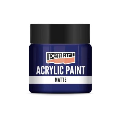 Akrylová barva matná 50 ml, tmavomodrá
