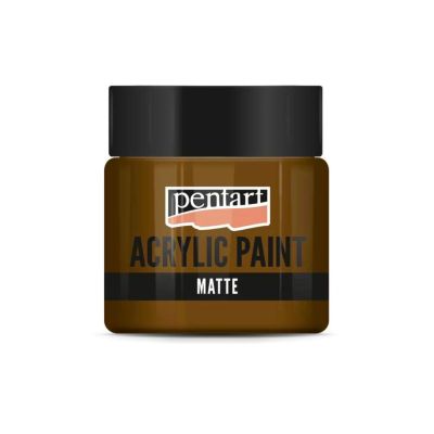 Akrylová barva matná 50 ml, kaštanová