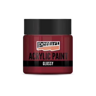 Akrylová barva lesklá 50 ml, červené víno