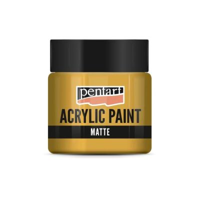 Akrylová barva matná 50 ml, mandarinka