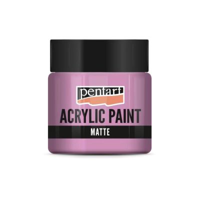 Akrylová barva matná 50 ml, malina