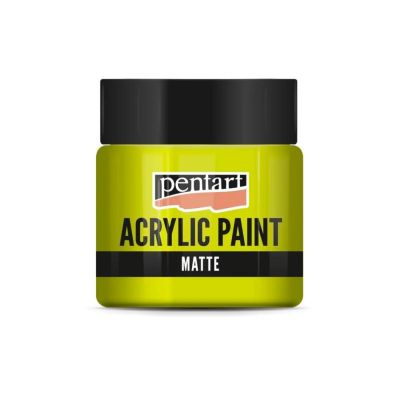 Akrylová barva matná 50 ml, limetková