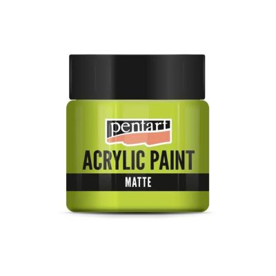 Akrylová barva matná 50 ml, limetka