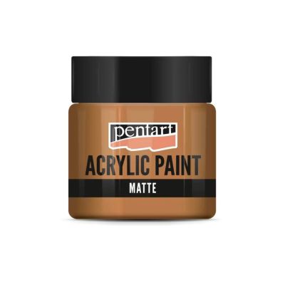 Akrylová barva matná 50 ml, červená terakota