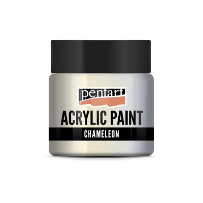 Akrylová barva 50 ml, chameleon, žluto-modrá