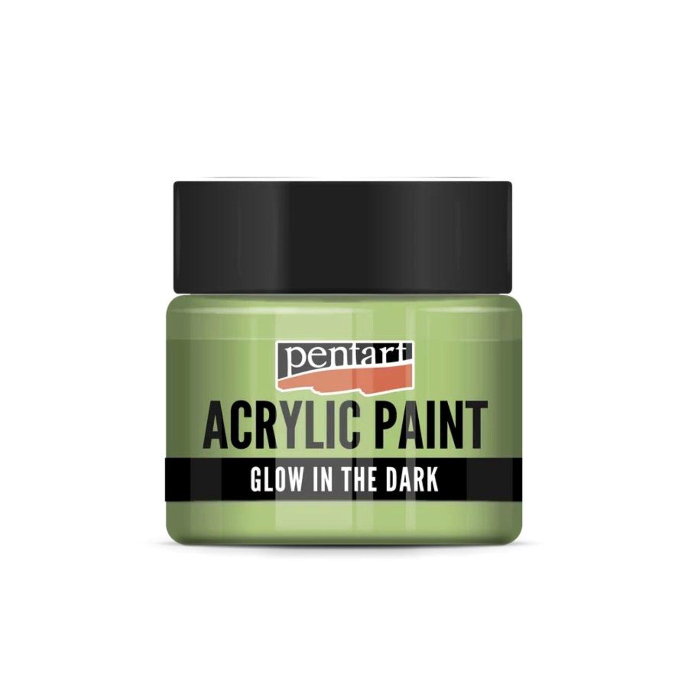 Akrylová barva 30 ml, svítí ve tmě, zelená