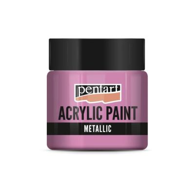 Akrylová barva 50 ml, metalická světle fialová