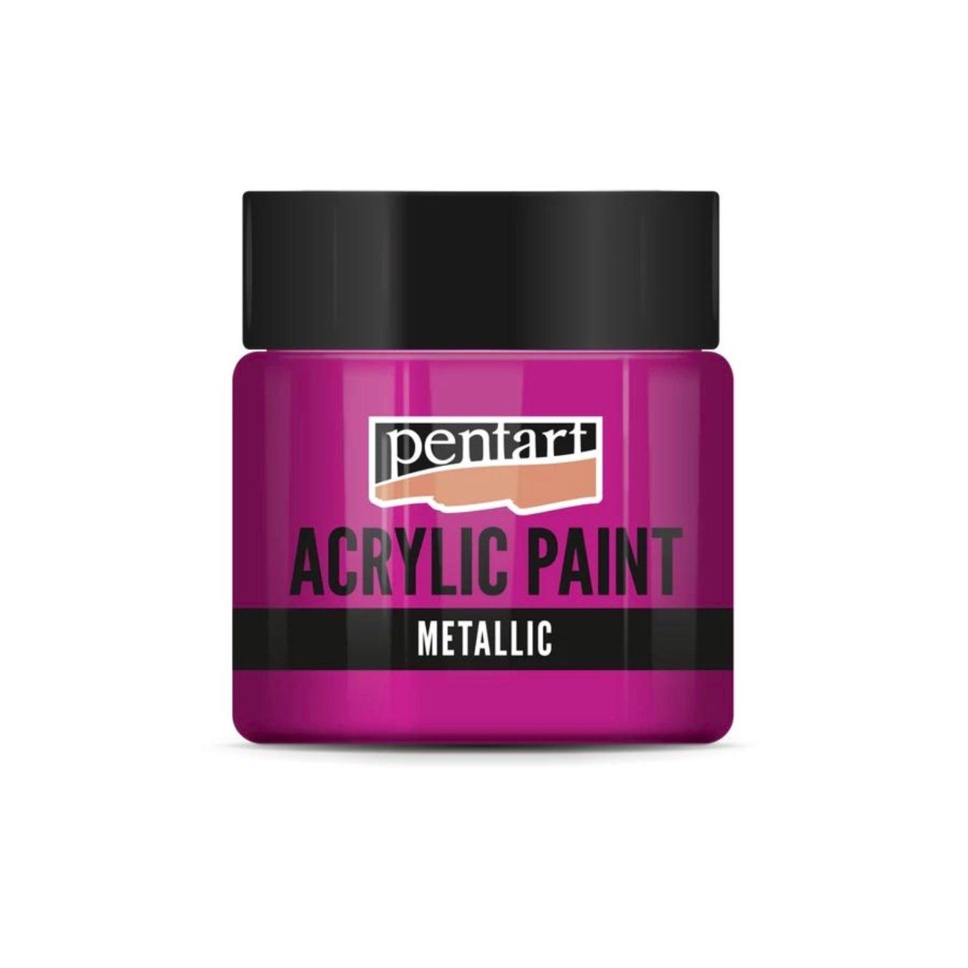 Akrylová barva 50 ml, metalická magenta