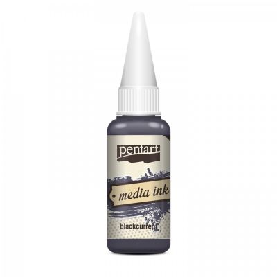 Media Ink inkoust 20 ml, černý rybíz
