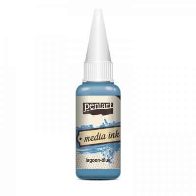 Media Ink inkoust 20 ml, modrá laguna