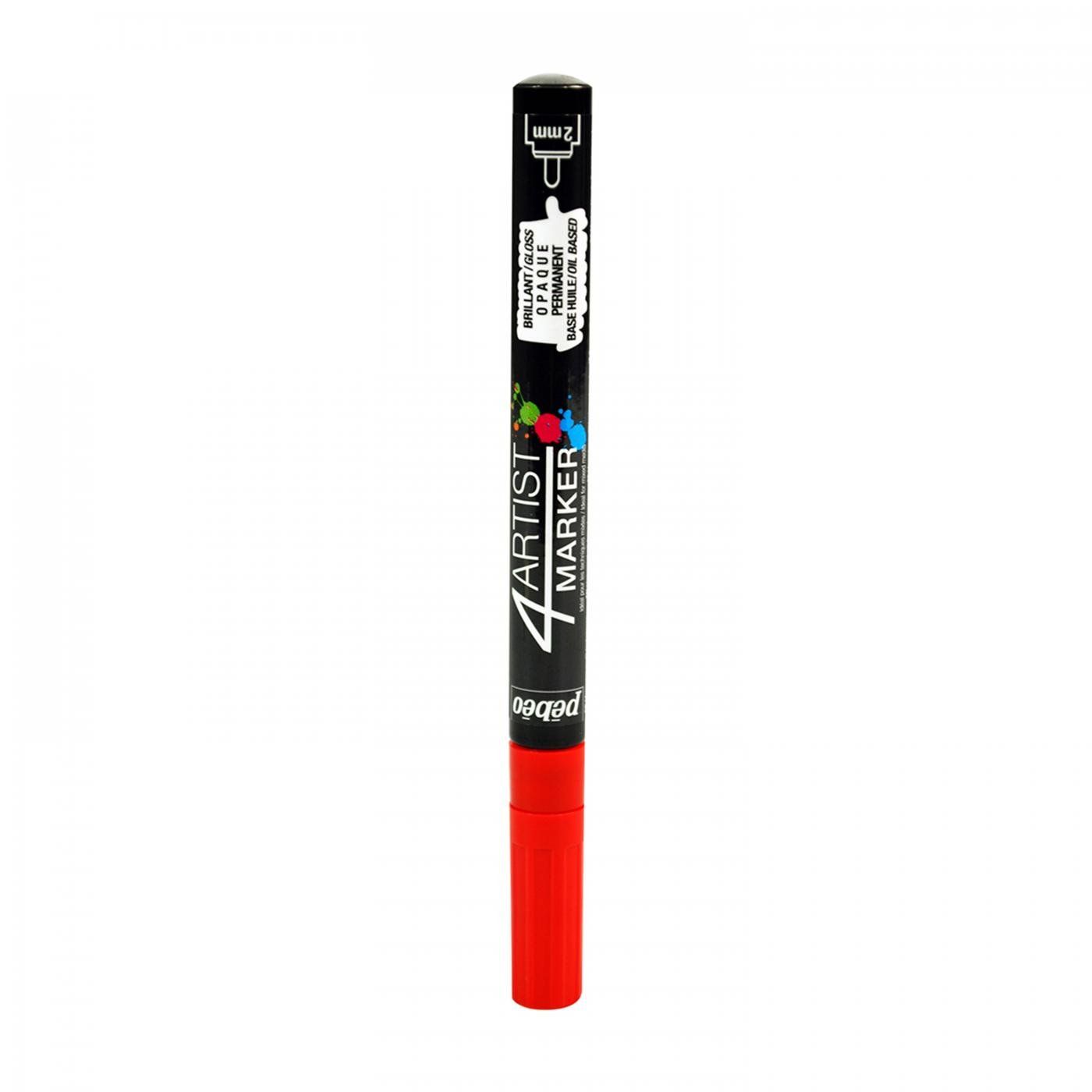 Olejové fixy 4ARTIST marker, 2 mm, 07 Red