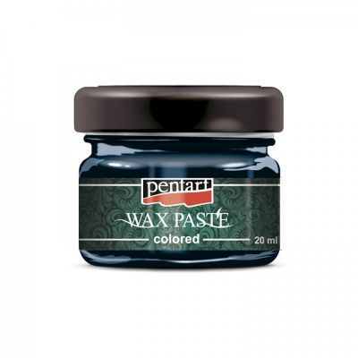 Vosková pasta, barevná, 20 ml, modrá