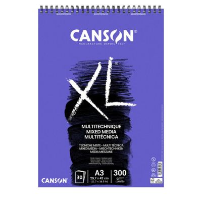CANSON XL Mix media, A3 300g, 30 listů