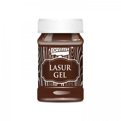 Lazurový gel, 100 ml, mahagon