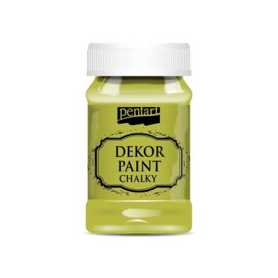 Dekor Paint Soft 100 ml, žlutozelená