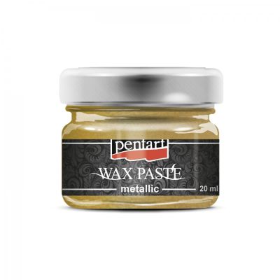 Vosková pasta, metalická 20 ml, zlatá