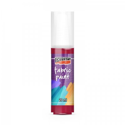 Barva na textil 20 ml, karmínová červená