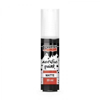 Akrylová barva matná 20 ml, černá
