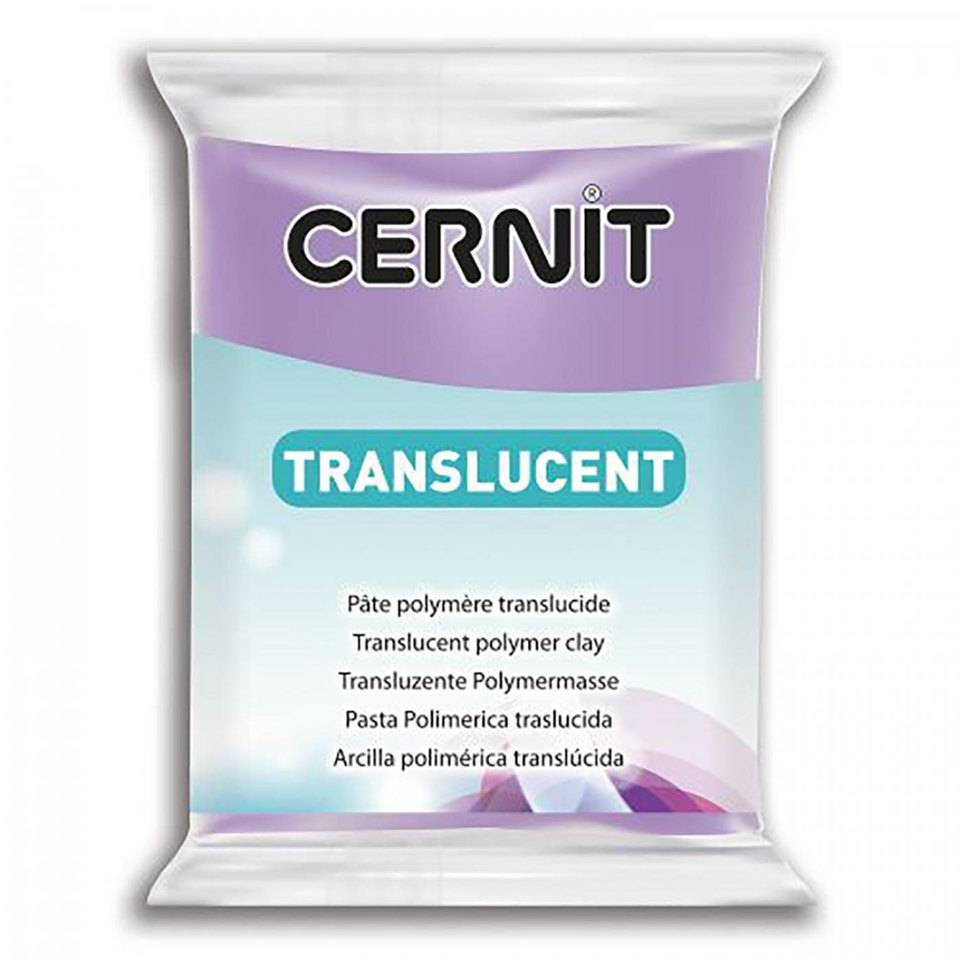 CERNIT Translucent 56g, 900 průhledná fialová