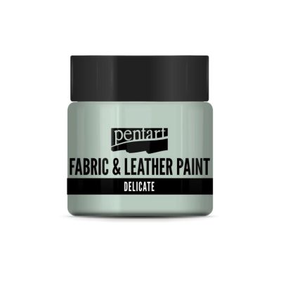 Barva na textil a kůži, delicate, 50ml, zelenostrieborná