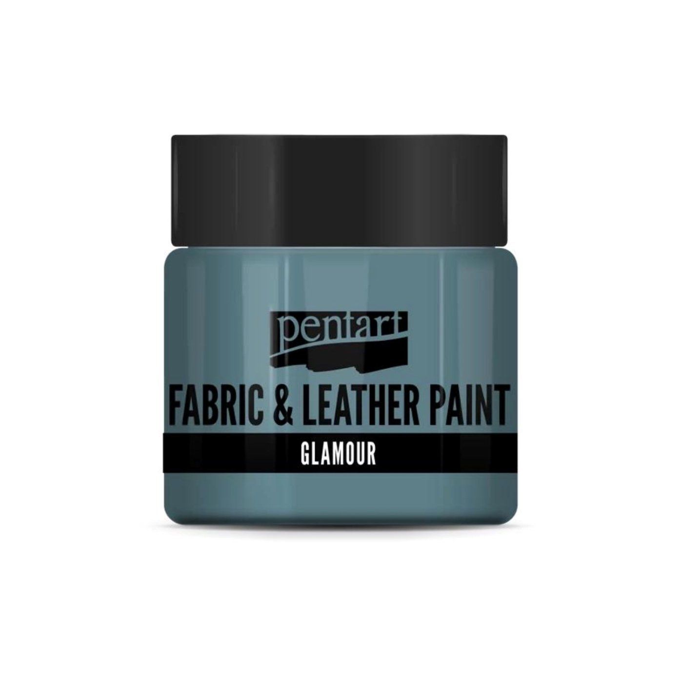 Barva na textil a kůži, glamour, 50 ml, striebornotyrkys