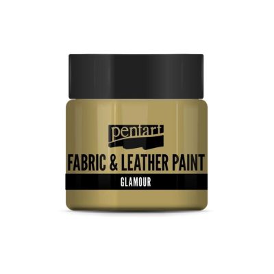 Barva na textil a kůži, glamour, 50 ml, šampaňské